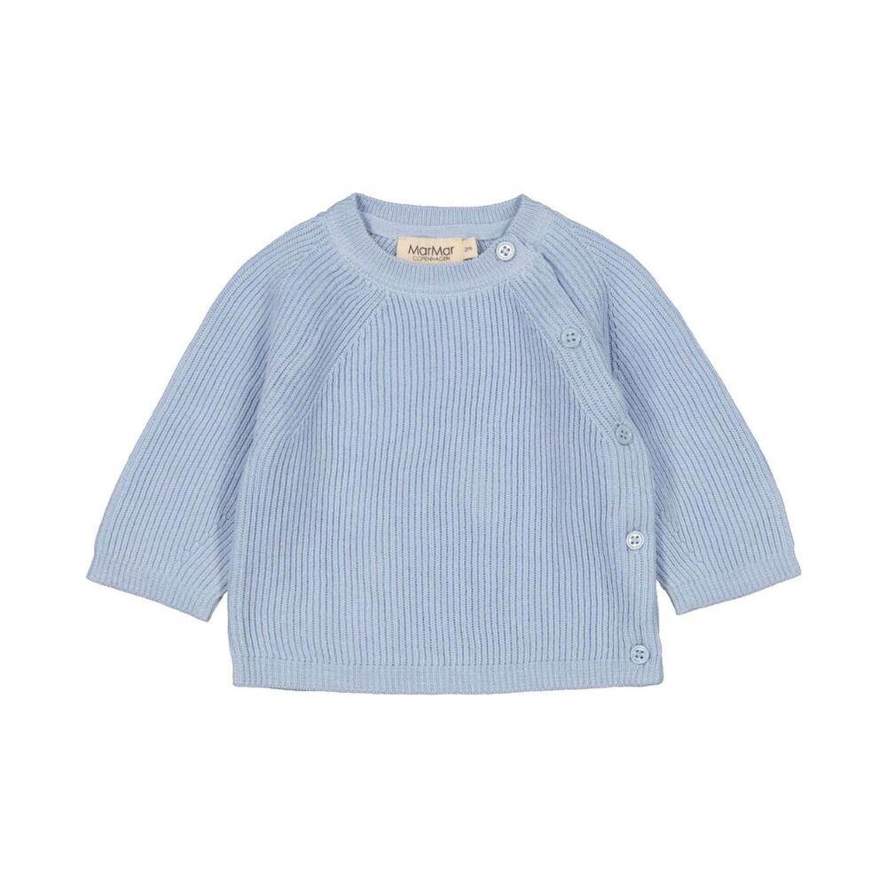 NEW MARMAR COPENHAGEN kid's clear sky toll sweater top in blue